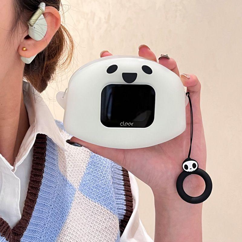 

Luminous Ghost for Cleer ARC3 Sound Arc Open Protective Cover Silicone Wireless Earphone Case Cleer ARC3 open [Luminous Ghost + Small Ring]]