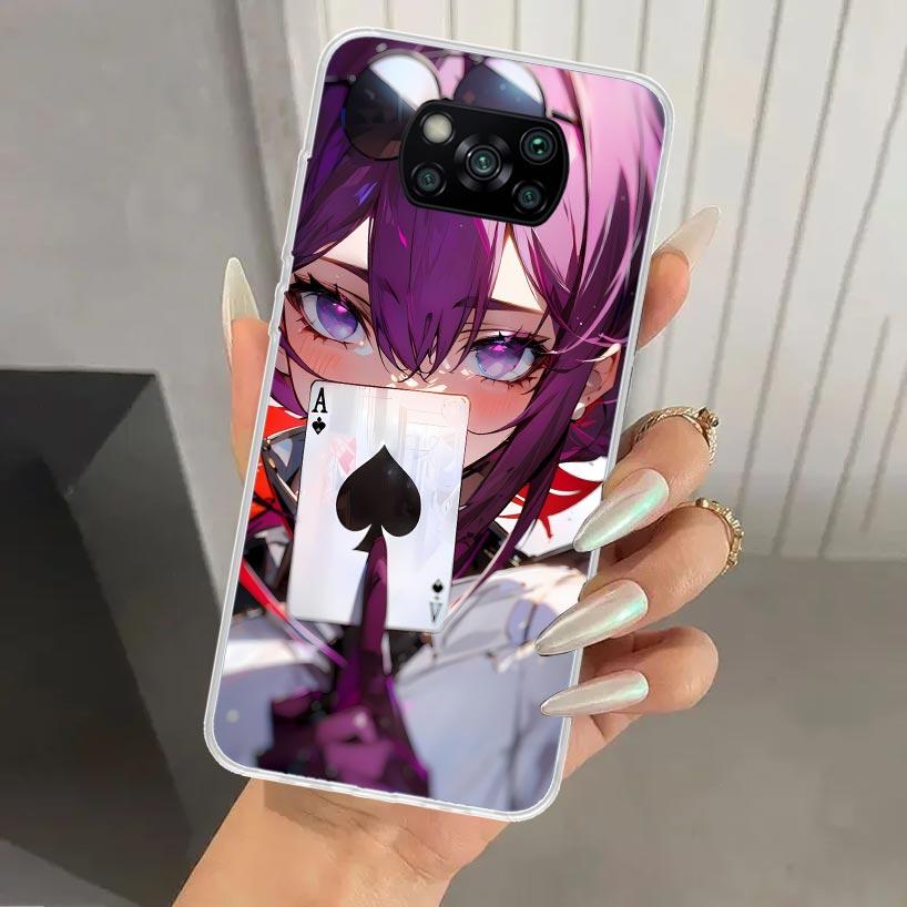 Honkai Star Rail Kafka Phone Case for Xiaomi Poco X7 X6 X5 X4 X3 Nfc F6 F5 F4 GT F3 F2 Pro F1 M5S M4 M3 5G Soft Funda Print Shel