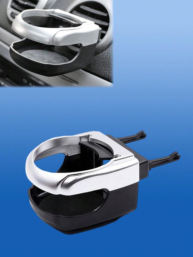 Universal Car Air Vent Cup Holder, ABS Plastic Drink Bottle Can Holder with Stable Clip & Non-slip Base