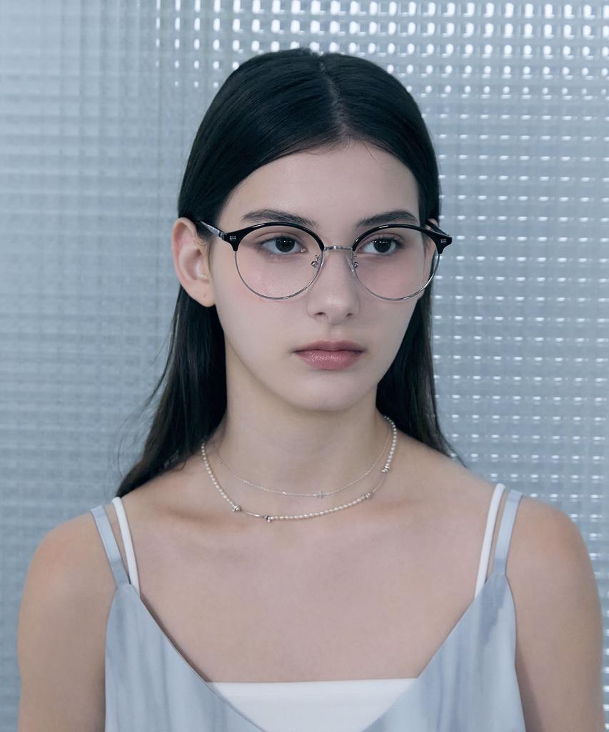Oateu Duras Glasses [Black Silver]