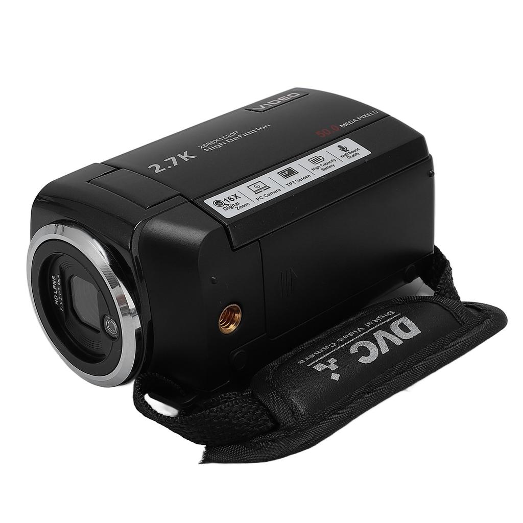 Video Camera Camcorder 50MP 2.7K HD 16X Digital Zoom 2.8 Inch Rotation Screen Digital Video Recorder with USB Port 1 4