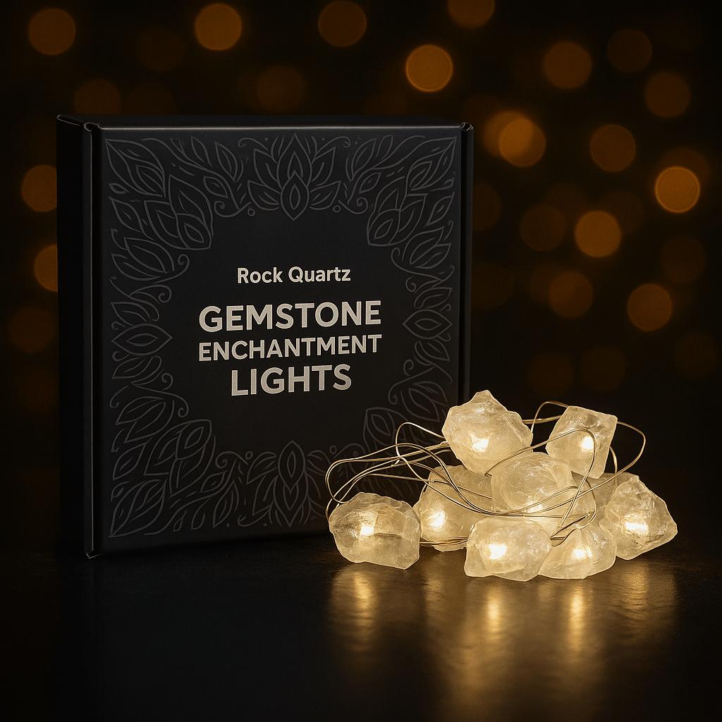 Rock Quartz Fairy String Lights USB 227cm
