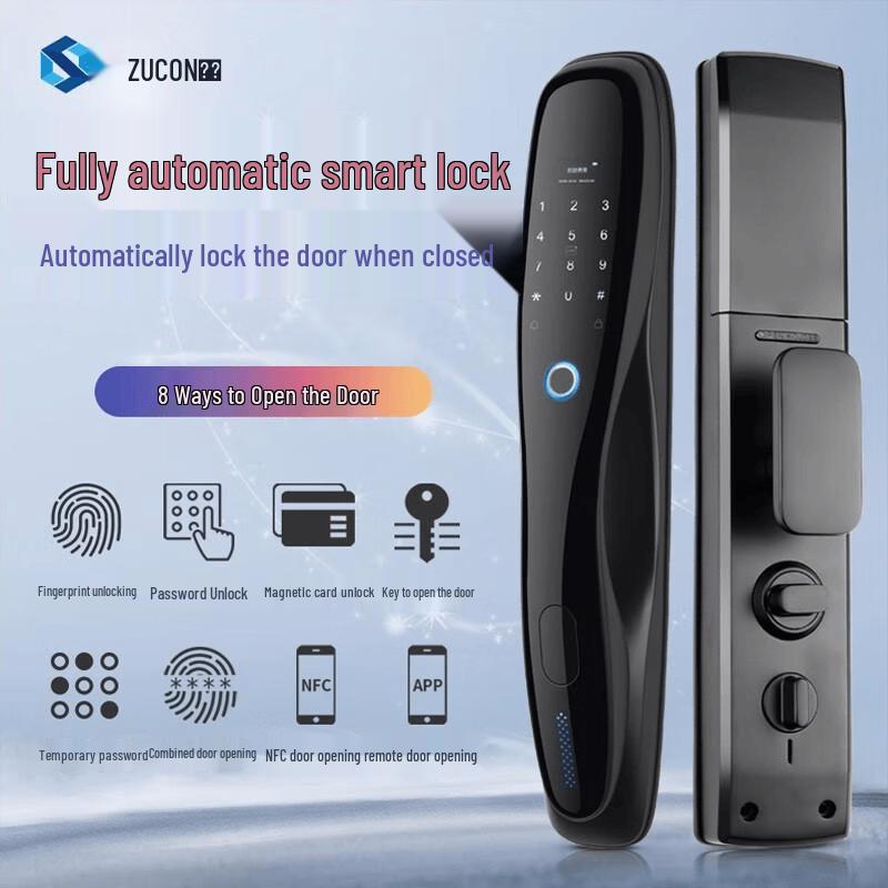 

ZUCONF694 WiFi Smart Fingerprint Door Lock CN plug (adapter included)
