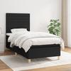 3142395 vidaXL Divan Bed with Mattress Black 100x200 Cm Fabric