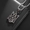 Poseidon Trident Necklace Ukrainian National Emblem Pendant Suitable for Men\\\\\\\\'s Retro Personalized Jewelry