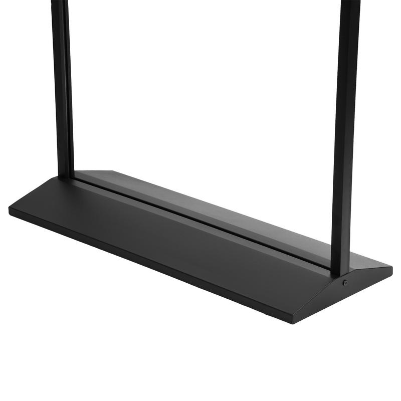 Poster Sign Stand Large Metal Board Holder Double-Sided Poster Banner Stand Sign Holder for Mall Supermarket Trade Advertising