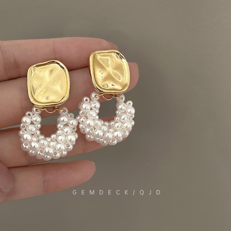 

Элегантные клипсы с жемчугом для непроколотых ушей - Шикарный и роскошный дизайн Earrings