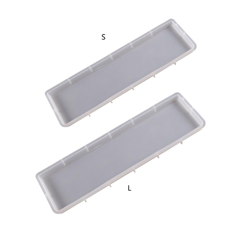 Silicone Keyboard Wrist Rest Pad Mold Wrist Support Resin Mold Rectangle Epoxy Casting Mold for DIY Crafts Home Decors