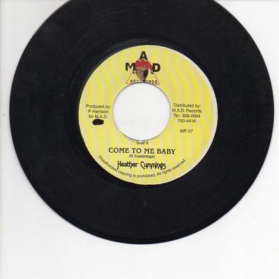 7inch Record HEATHER CUMMINGS / PASSION - Come To Me Baby / Think Again MR07 M.A.D. Records 2000 Jamaica Reggae, Ska & Dub Used