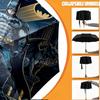 Custom Name Personalized Batman Print Umbrella, Auto Open Close, 8‑Rib Sturdy Frame, Commute Camping Hiking Use, Birthday Gift