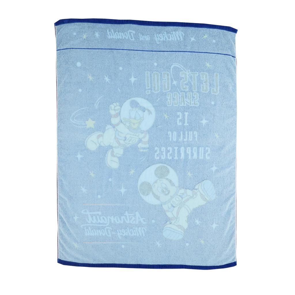 Marushin Disney Mickey Mouse Towel Cute Perfect for Girls and Perfect for Naptime in and Kindergarten Children's Blanket, 100% Cotton, Boys, Summer,