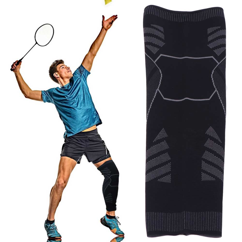 Imitation Nylon Full Leg Compression Sleeve Wear-resistant Compression Knee Sleeve  Women Men