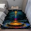 3D Chakra Printed carpet non-slip carpet door mat Yoga mat bedroom decoration area rug bedroom decor birthday gift