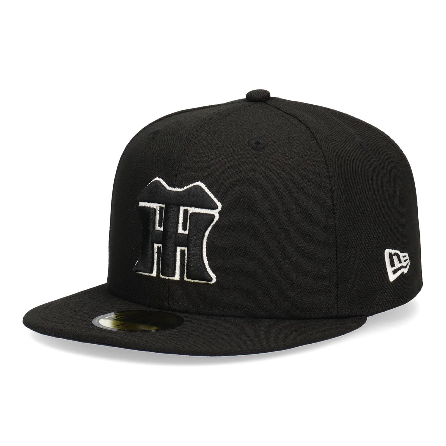 

New Era 5950 Custom NPB Hanshin Tigers Black x Black and White
