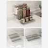 Visible Expandable Step Shelf 3 Tier Cabinet Storage Rack Clear Expandable Spice Rack  Pantry
