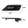2pcs Car LED Dynamic Turn Signal Light,Smoke Black Lens Yellow LED Dynamic Side Marker