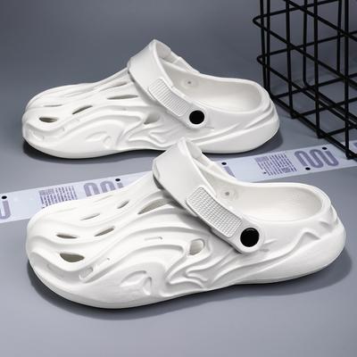 EVA Men's Clogs Shoes Lightweight Clog Men Beach Sandals with Men Clogs Mules Home Garden Outdoor Male Beach Flat Slippers Size 40-45