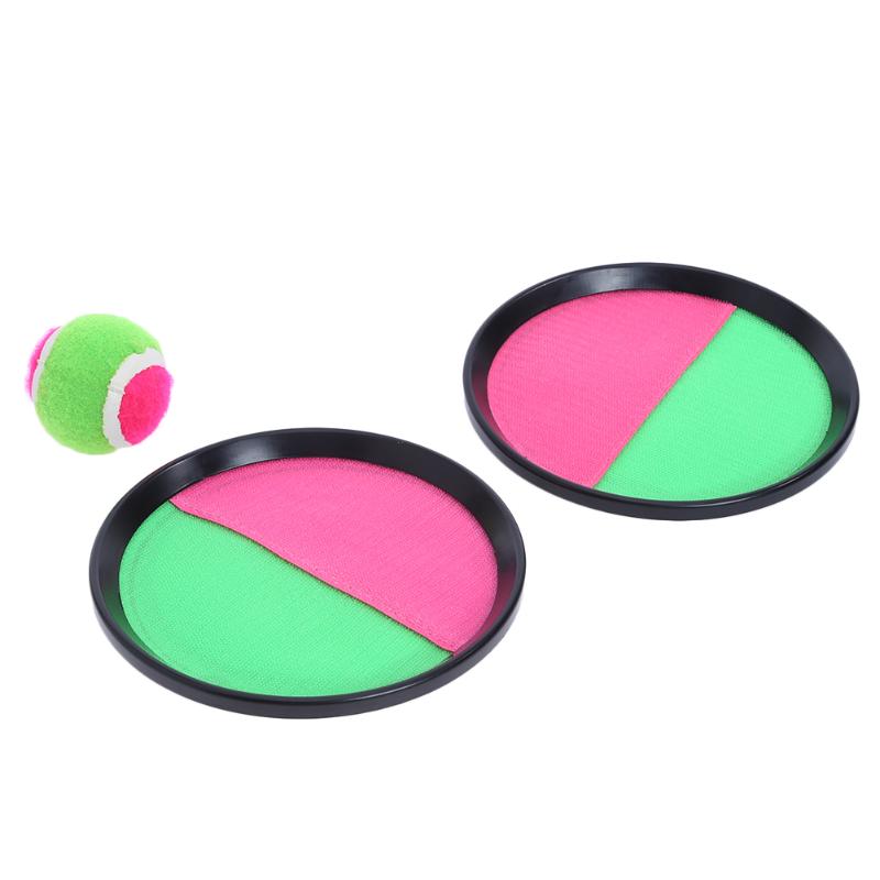 1Sada Kids Sucker Sticky Ball Toy Outdoor Sports Chyťte míčovou hru Set Házejte a chyťte rodiče a děti Interaktivní venkovní hračky