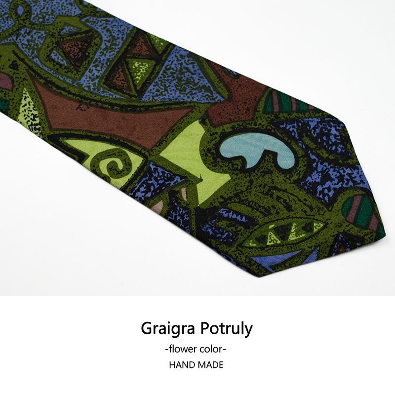 7 Days Replacement, Thin Ultra-Thin Mulberry Silk, Pure Handmade 9Cm Ultra-Wide Italian Elegant Silk Tie, Men'S