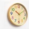 Fashion Silent Wall Clocks Creative Round Vintage Aesthetic Design Clock Wall Living Room Creative Reloj De Pared Decoration