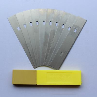 10 Stück 4 Zoll Schaberklingen Verdickter Scharfer Kohlenstoffstahl Universal Reinigungswerkzeug Klingensatz für Fenster