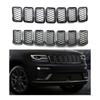 Front Bumper Grille For Jeep Grand Cherokee 68317863AA Bumper Grille For Jeep Honeycomb Mesh Grill Cover Chrome