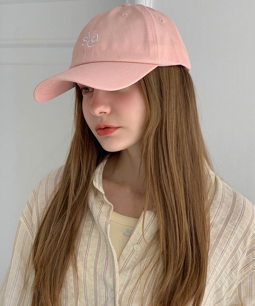 Baseukala Vasc Logo Stitch Embroidered Ball Cap Pink