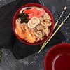2 Stück Miso-Suppenschüssel mit Deckel Japanische Reisschüssel Traditionelle Miso-Suppenschüssel Besteck Geschirr mit Deckel Dampfgarer Suppenschüssel