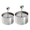 Cake Ring Mold Stainless Steel Seamless Round Mousse Cake Molds with Pushers And Lifters Kitchen Baking Tool for Home Bakery Use