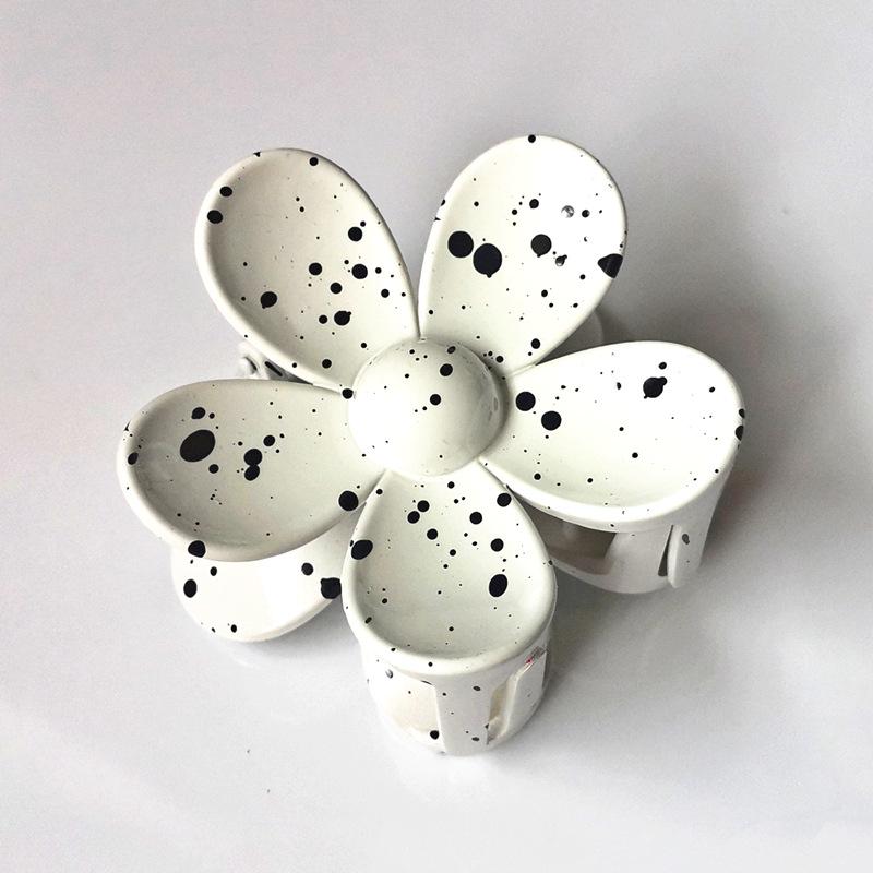 Roztomilá květinová sponka do vlasů v korejském stylu pro drdol nebo culík