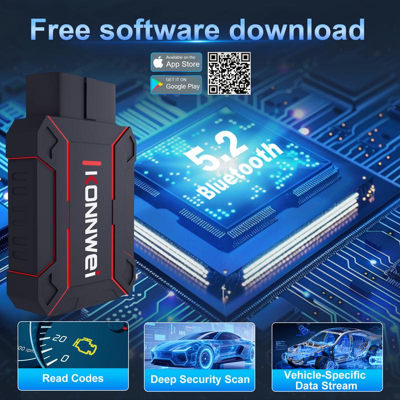 KONNWEI MAXOBD Bluetooth 5.2 OBDII Car Full System Diagnostic Scanner Tools ECU Programmer OBD2 Cars Diagnostic Tools