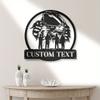 Unique Custom American Eagle Welder Squad Metal Wall Decor Ironworker Emblem Easy Hang Home Office