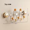 Musical Note Door Back Suction Cup Hanger with Storage