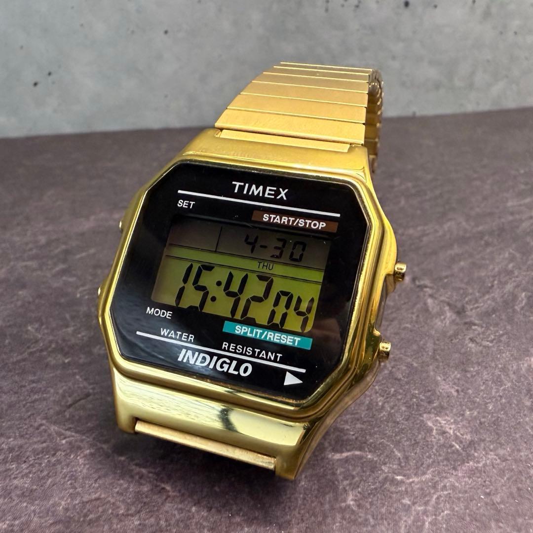 TIMEX Classic Digital T78677 Timex Watch Gold