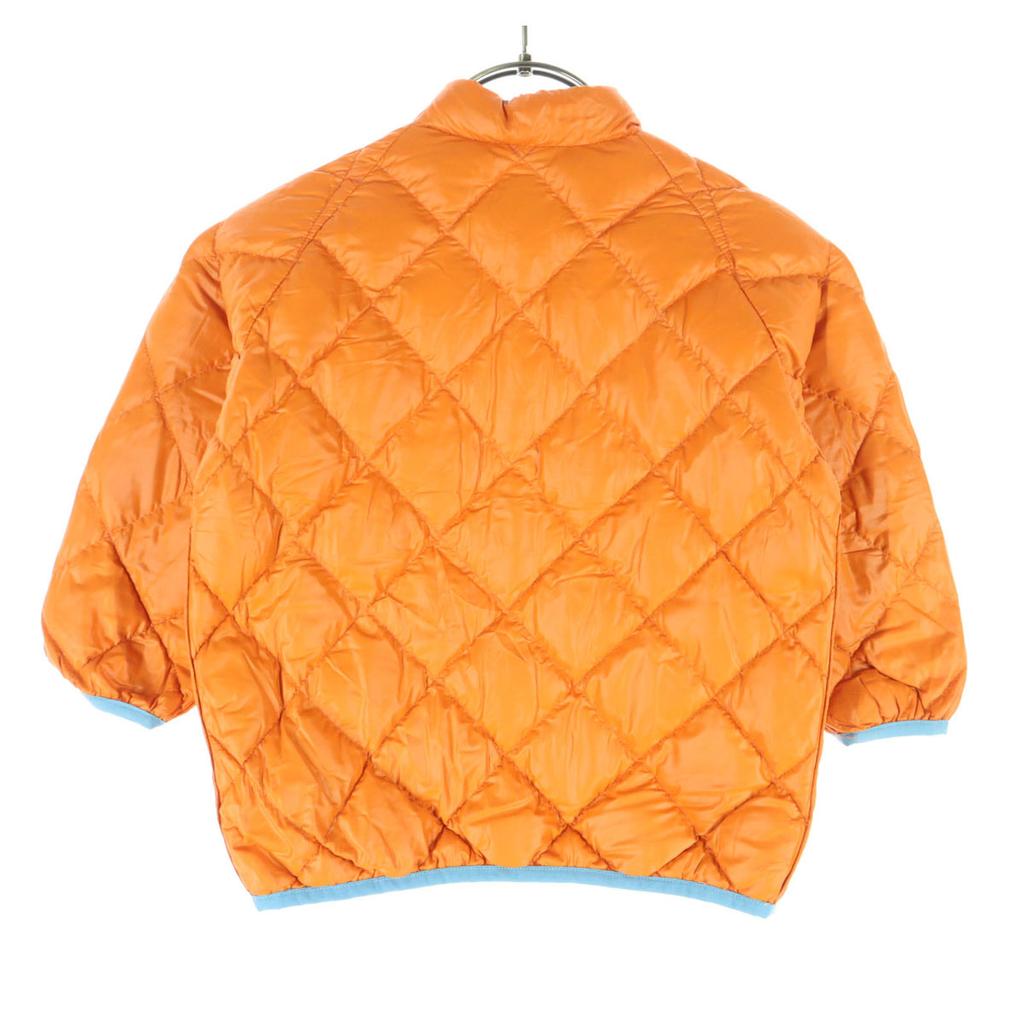 Beauty products mont-bell reversible Long sleeve Down jacket 90 Orange Kid's Used