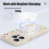 Custodia Stampa Fiori Viola Per iPhone 17 Pro Max iPhone 16 15 14 13 Pro Max Magnetica Per Magsafe Morbido Silicone Cover Posteriore per Telefono