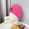 Korean Style All match Knitted Hat Warm Ear Protection Pullover Hat for Women Autumn and Winter Personalized Cold Hat Thickened Plush Hat Small Face
