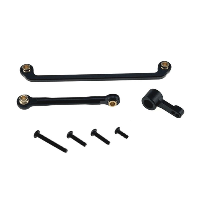 1/18 RC Car Metal Upgrade: Front Axle, Steering Tie Rod, Servo Arm.