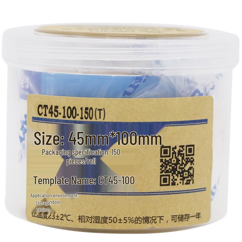 Wewin 45x100mm Synthetic Thermal Label Paper