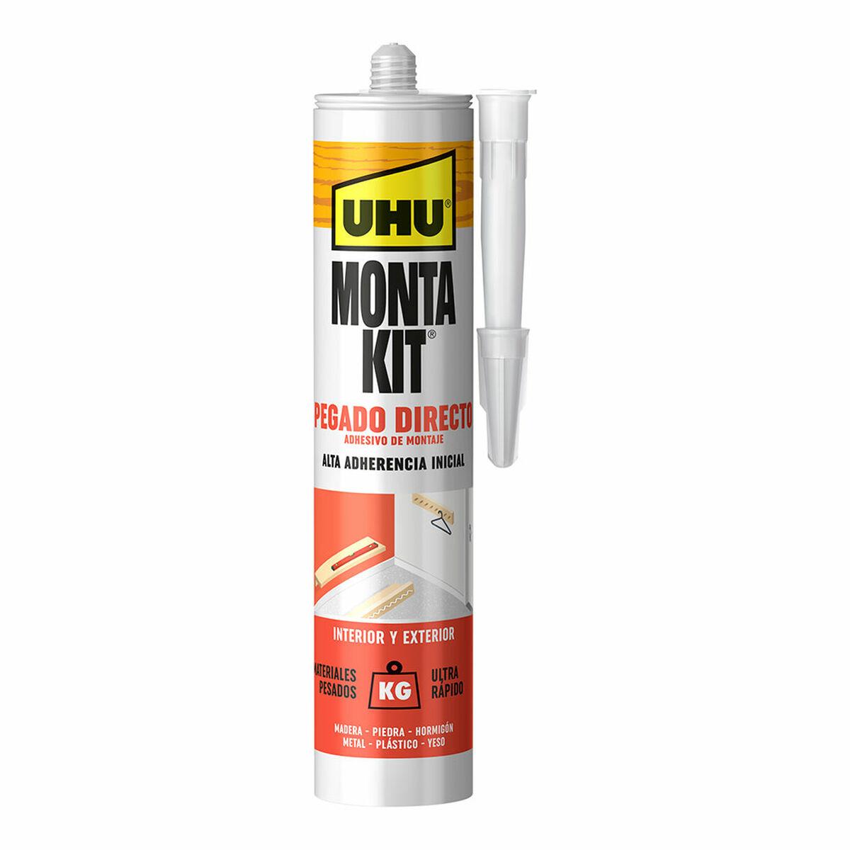 

Герметик/клей UHU 6310642 Montakit Professional Белый TU прозрачный