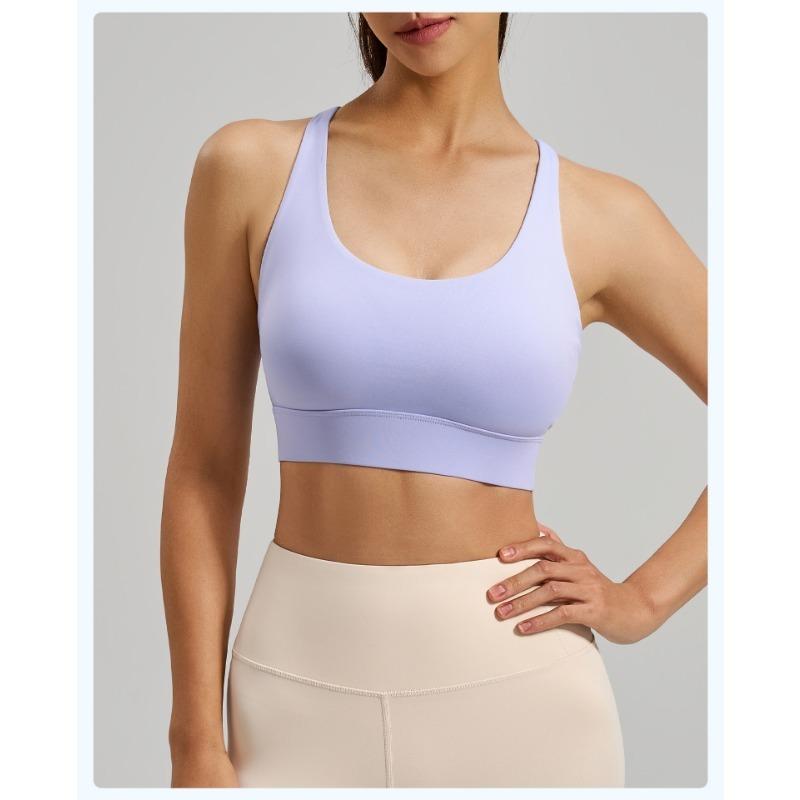 Back Cross Design Sports Bra Yoga Tank For Women