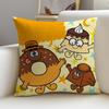 Unique TToru FukudaS Cushion Cover Breathable and Skinfriendly Linen Pillowcase Square Removable and Washable Cushion