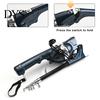Space-saving Fishing Rod Folding with Spinning Reel Built-in 80M Line Ergonomic Collapsible Handle Portable Telescopic Pole Outdoor Accessories