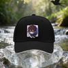 Sword-Wielding Black Hair Red Eyes Anime Character Sandwich Cap, Unisex Easy Lightweight Adjustable Outdoor Sun Hat, Ideal Gift