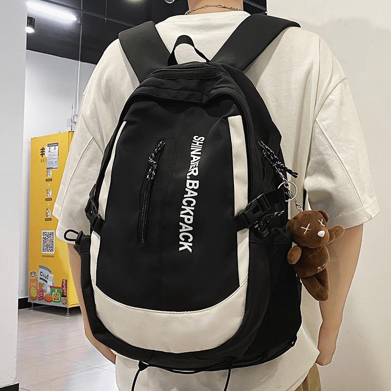 School Bag for Children, Elementary School Students, Girls, Junior High School Students, Large-capacity Contrasting Color Backpack