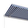 Automatic Retractable Awning 600x350 cm Blue and White