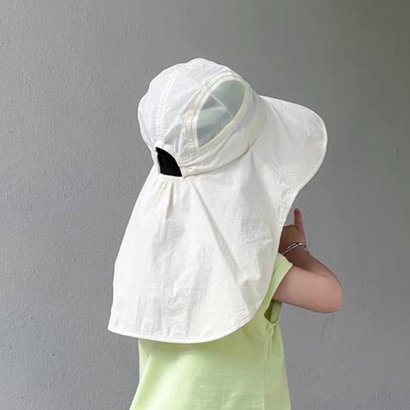 Baby Sun Hat Summer Toddler Sun Hat Breathable Baby Hat with Neck Flap Infant Baby Girl Boy Sun Hat Lightweight Swim Hat