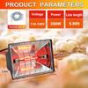 Chicken Coop Heat Lamp 250W Brooder Heater Lamp for Chicks Reptiles,2 Temp Mode Heating Lamp Adjustable Hanging Height Warmer Outdoor for Livestock