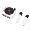 Mini Karaoke Machine Toy Kids Adults Boys Girls Portable Bluetooth Speaker with 2 Wireless Mics Home Party Outdoor