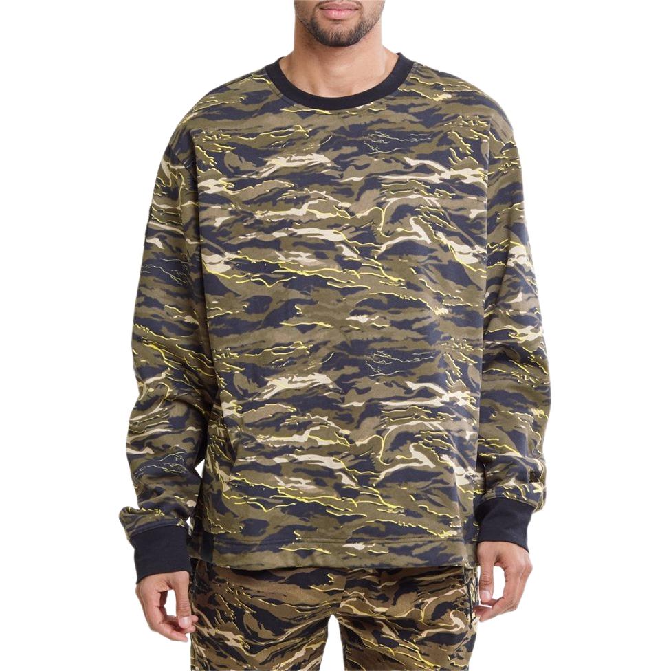 Puma X XO Oversize Crew Camouflage Felpa Pullover Casual Uomo felpa 575347-51